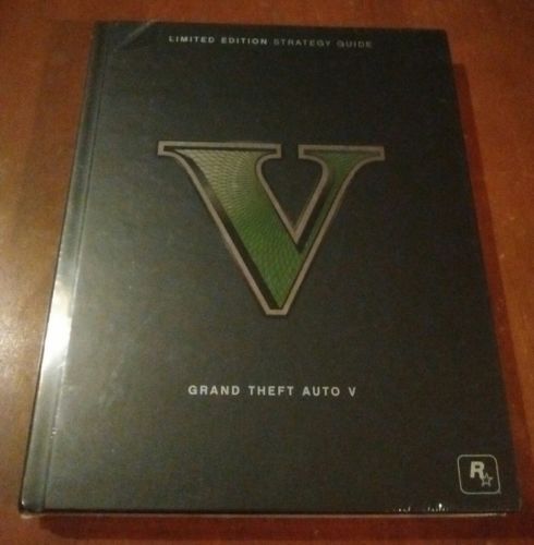 Grand Theft Auto 5 Limited Edition Strategy Guide Hardcover Book NEW!