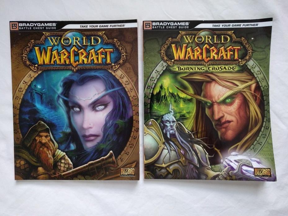 WORLD of WARCRAFT Battle Chest Game User Guides - Lot of 2 - Blizzard Nice