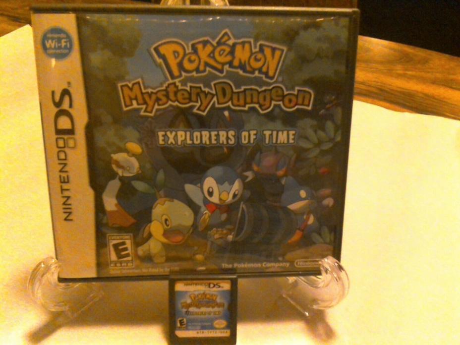 Pokemon Mystery Dungeon: Explorers of Time (Nintendo DS, 2008) Case & Game Only
