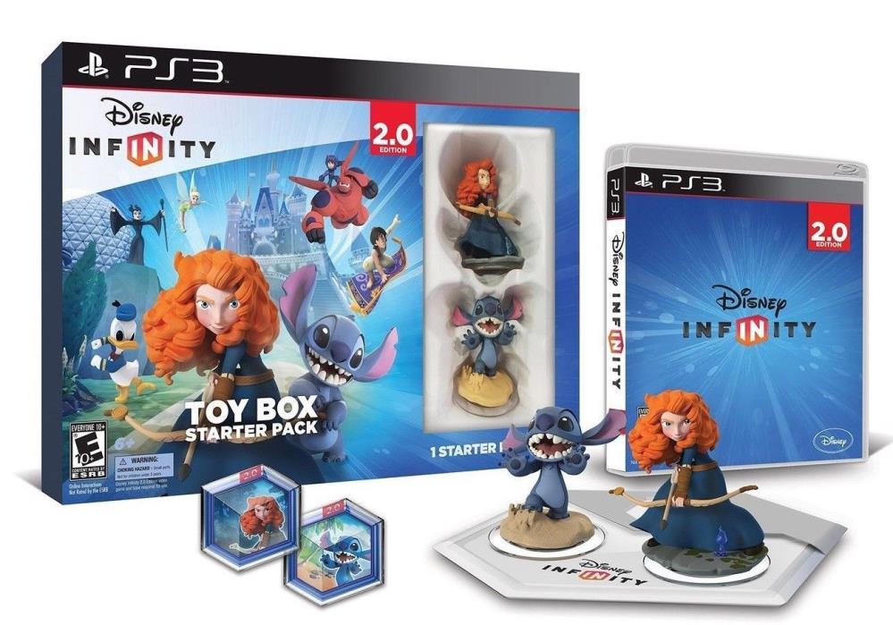 Disney INFINITY  Toy Box Starter Pack 2.0 Edition  PlayStation 3 New Free Ship