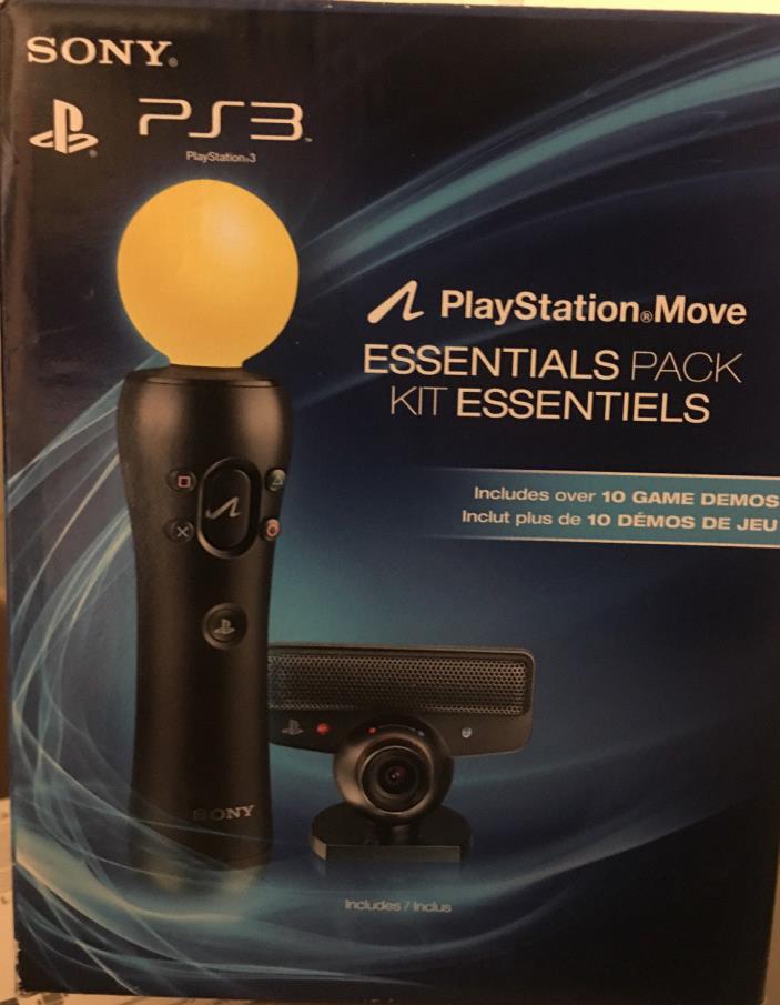 Brand New PS3 Move Essentials Pack w/ Motion Controller