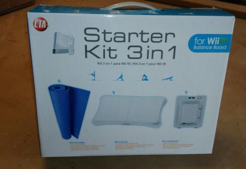 New 3-in-1 Starter Kit for Wii Fit Balance Board CTA Digital NIB