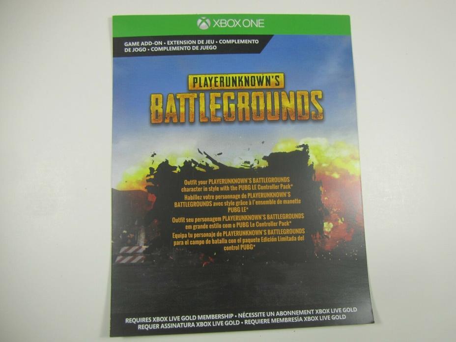 PUBG digital code. Additional DLC for the Player Unknown BattleGrounds game.