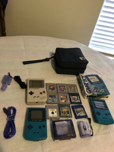 Nintendo Gameboy Original/Gameboy Color/9 Games And Accessories