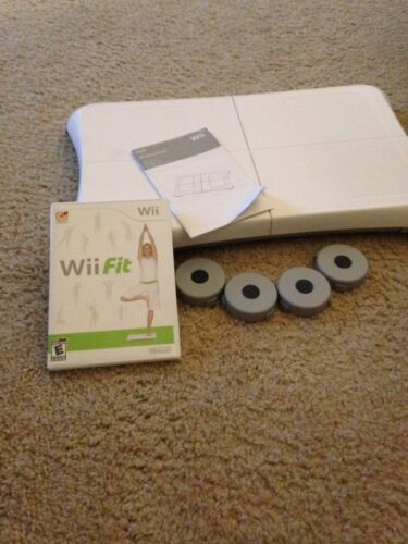 wii fit balance board with wii fit plus game