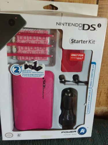 Power A Nintendo DS Universal 11-pc Starter Kit  - Pink  079106 Authentic!