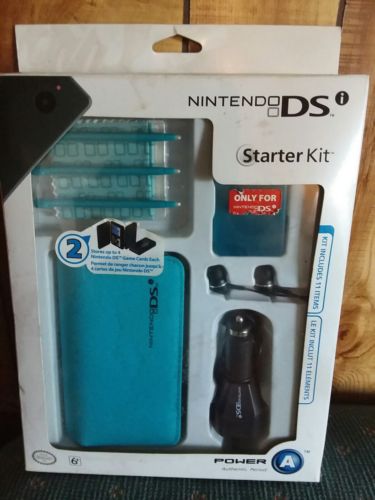 Power A Starter Kit for the Nintendo DS i 11 Piece Set Game Case NEW Aqua