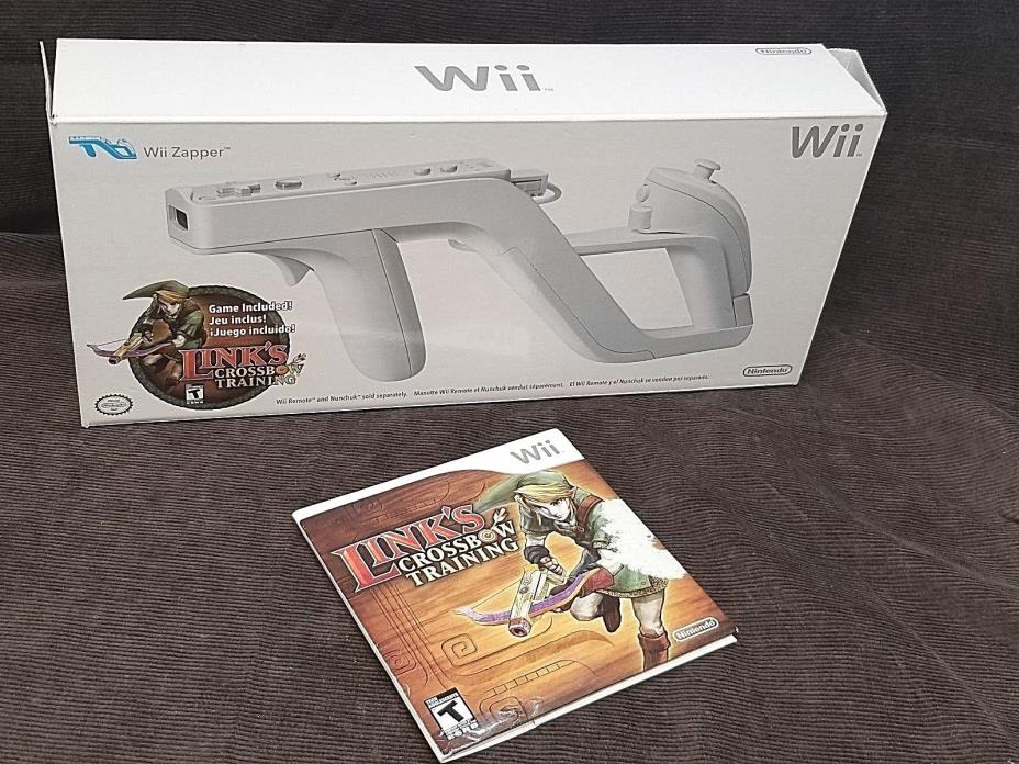 Official Zapper With Link's Crossbow Training For Wii Rvl-R-Rzpe D1