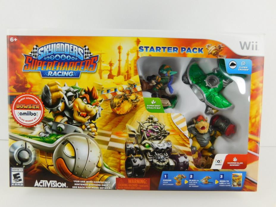 Skylanders SuperChargers Racing Starter Pack - Nintendo Wii Hammer Slam Bowser
