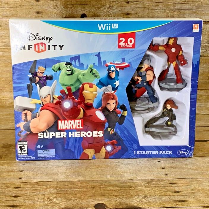 Disney INFINITY Marvel Super Heroes 2.0 Edition Video Game Starter Pack Wii U