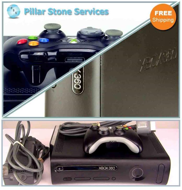Microsoft Xbox 360 Elite 120 GB Matte Black, Wireless controller - Free Shipping