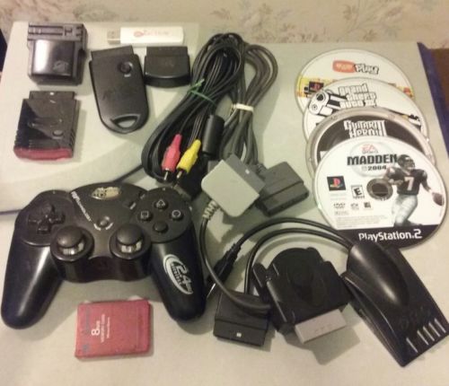 Sony Playstation Accessory Lot - PS1 PS2 PS3 MadCatz