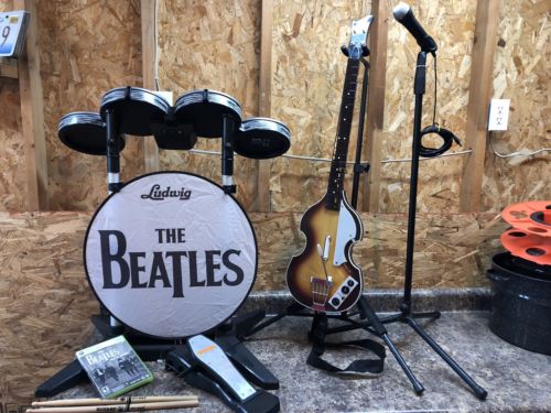 Used Xbox 360 Beatles RockBand Limited Edition Set