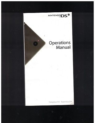 Nintendo DSI System Instruction Manual