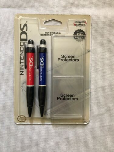 Genuine OEM Nintendo DS Exclusive DS Lite 2 Pen Stylus & Screen Protectors New