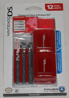 Universal Clean & Protect Kit for Nintendo DS – Red NEW