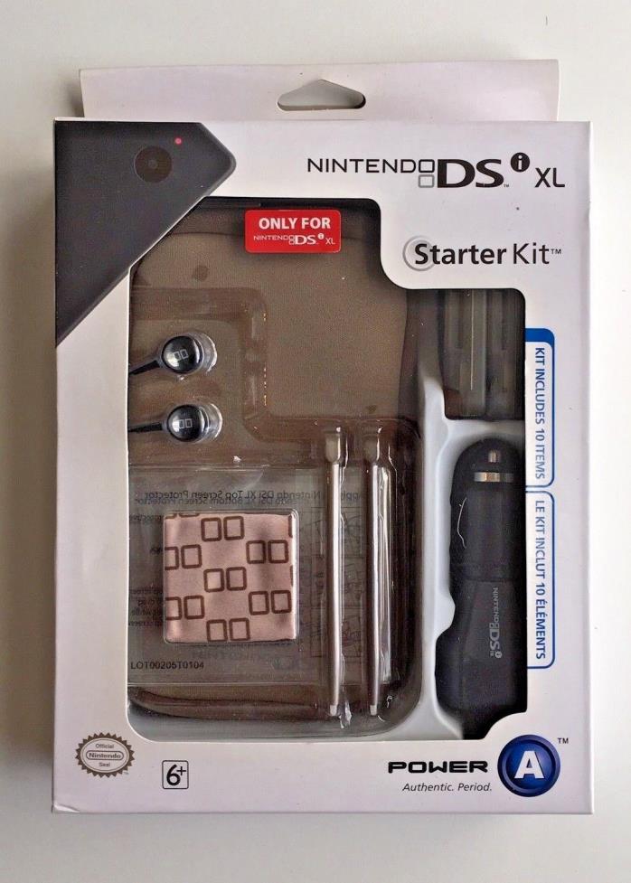 Nintendo DSi XL Starter Kit (Bronze) Accessory Bundle by POWER A - NIB