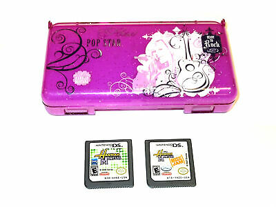 Nintendo DS Lite Hannah Montana 2 Game + Case Bundle