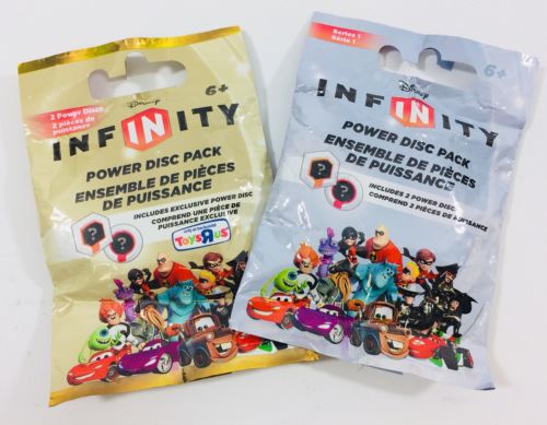 Disney Infinity Power Disc Pack Lot of 2 Each Pack 2 discs