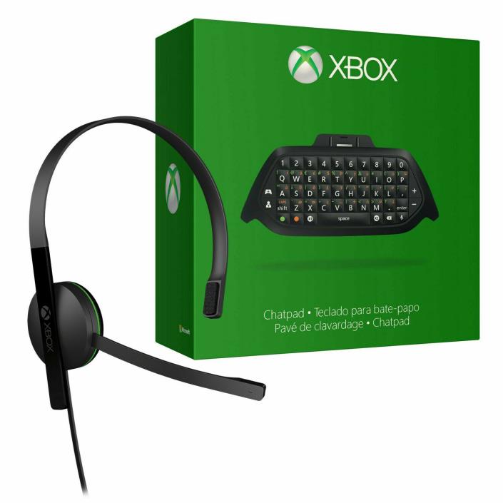 Xbox One Chatpad and Headset [Brand New]