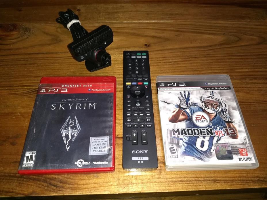 Playstation 3 games and accessories (Skyrim / Sony Remote / etc...)