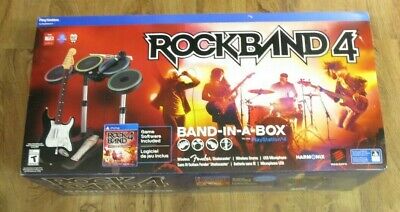(RI4) Rock Band 4 Band In A Box (Sony Playstation 4) *NEW*
