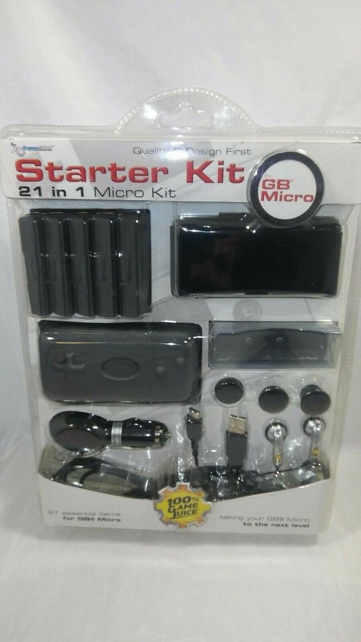 DreamGEAR Nintendo GAME BOY Advance MICRO 21 in 1 Starter Kit BRAND NEW! GBA