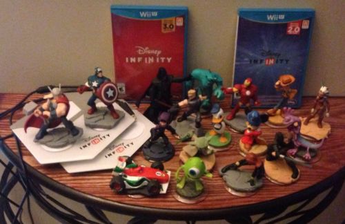 Disney Infinity Wii Character Lot And 2 Portals And Games