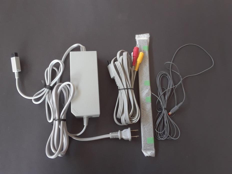 Wii power supply/AC Adapter Light Sensor Bar AV Cable OEM