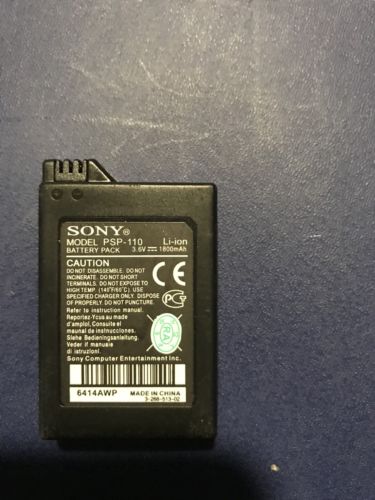 OEM PSP 1000 Original Battery PSP-110 1800mAh!!!