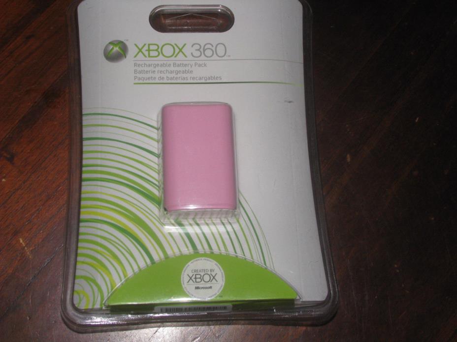 NEW! Genuine Official Original Microsoft Xbox 360 Controller Battery Pack PINK