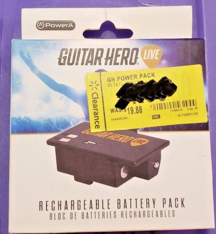 Power A Rechargeable Guitar Power Pack Charger For Guitar Hero *New*