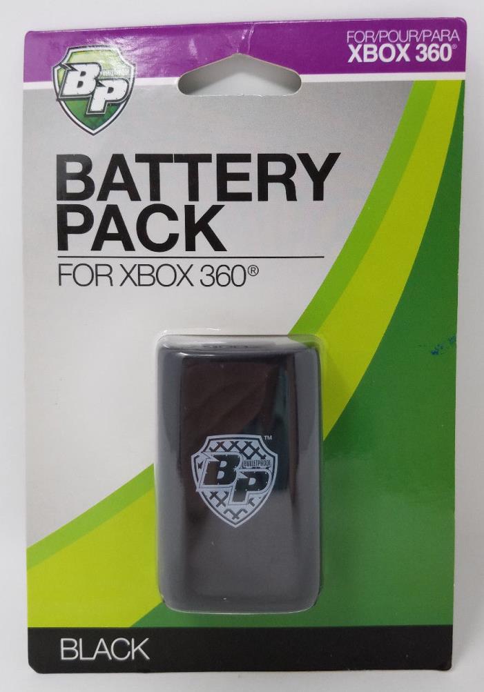 BP BulletProof Black Battery Pack For XBOX 360 New In Pack