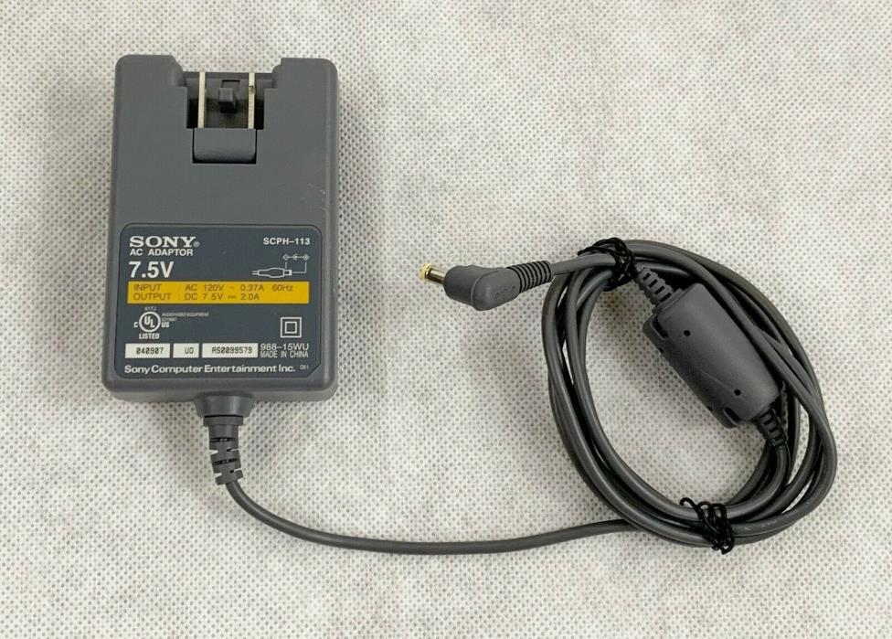 OEM Sony PlayStation PS One 7.5V AC Adapter Power Supply SCPH-113
