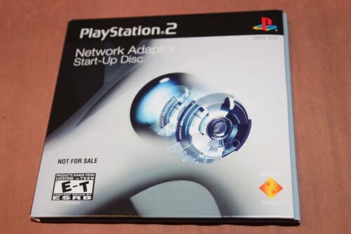 SONY PLAYSTATION 2 PS2 NETWORK ADAPTER START-UP DISC AND MANUAL