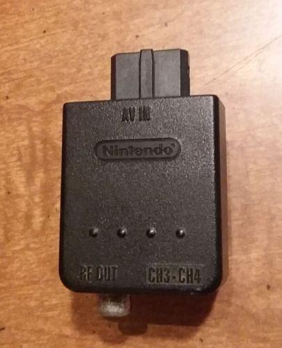 USED Nintendo 64 N64 OEM RF Modulator NUS-003 Adapter Official Switch AV Module
