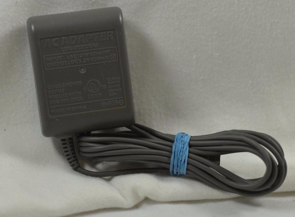 GENUINE NINTENDO USG-002 AC ADAPTER FOR NINTEDO DS LITE TESTED FREE SHIP