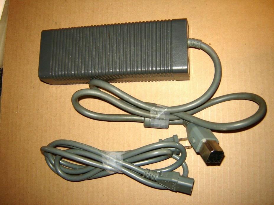 Genuine Microsoft XBOX 360 AC Power Supply Cord Adapter Model DPSN-186EB A GUC +