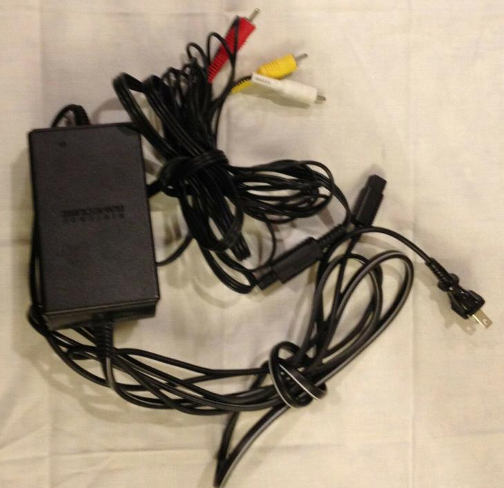 Nintendo Gamecube Power Supply Cord AC Adapter DOL-002 AV Cable Original