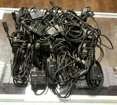 Lot of 20 Sega Genesis 2 RF adapter cables UNTESTED