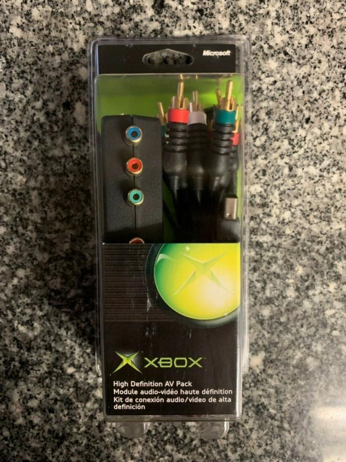 Xbox High Definition AV Pack Official Component Cable OEM NIB