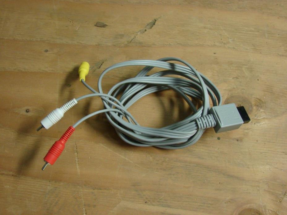 Genuine Nintendo Wii AV Cable Cord RCA (RVL 009) Wii U Original