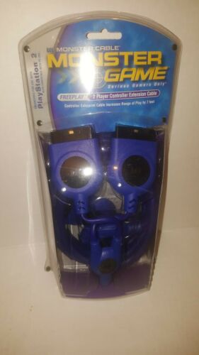 2 Player Playstation 2 Monster Game 7ft Controller Extension Cable PS2 PS1 PSone