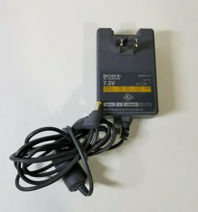 OEM SONY PS1 PSONE 7.5V 2.0A (SCPH-113) ORIGINAL AC ADAPTER POWER SUPPLY