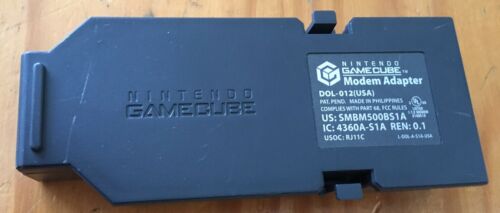Official Authentic Nintendo Gamecube Network Modem Adapter DOL-012 USA Genuine