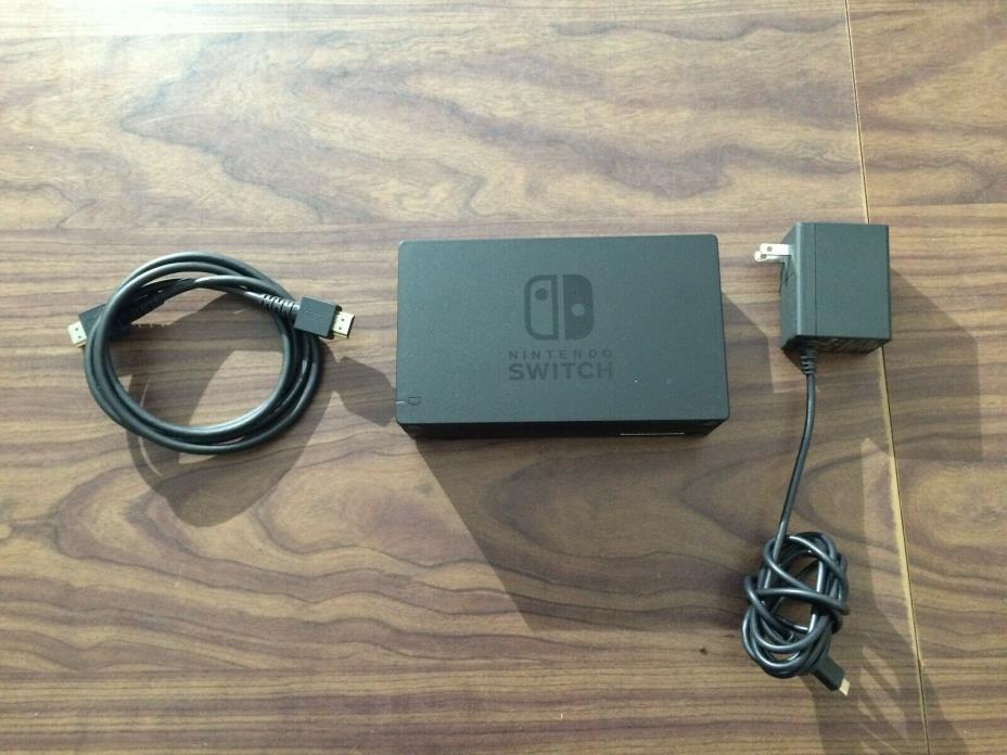 Nintendo Switch Dock + AC Power Adapter + HDMI Cable ONLY ---- NO System