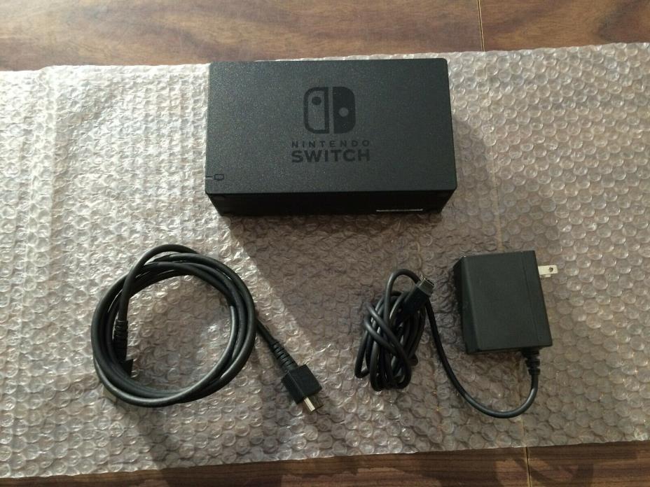Nintendo Switch Dock + AC Power Adapter + HDMI Cable ONLY-- NO System