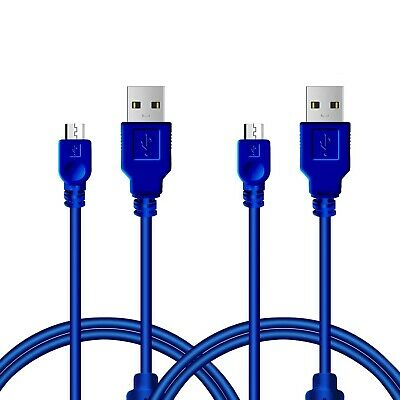 2 Pack 10FT / 3M PS4 Controller Charging Cable, Charge and Play, Micro USB Ch...