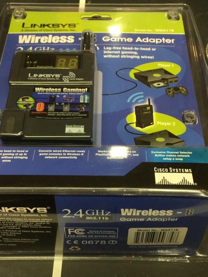 Wireless-B Game Adapter 2003 Linksys WGA11B