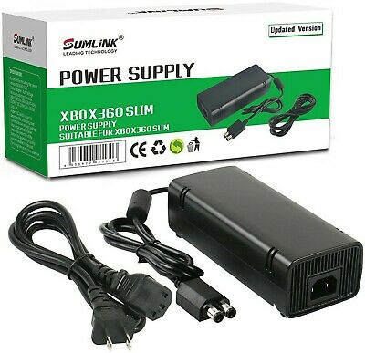 [Updated Version] Power Supply Charger Cord for Xbox 360 Slim Auto Voltage (B...
